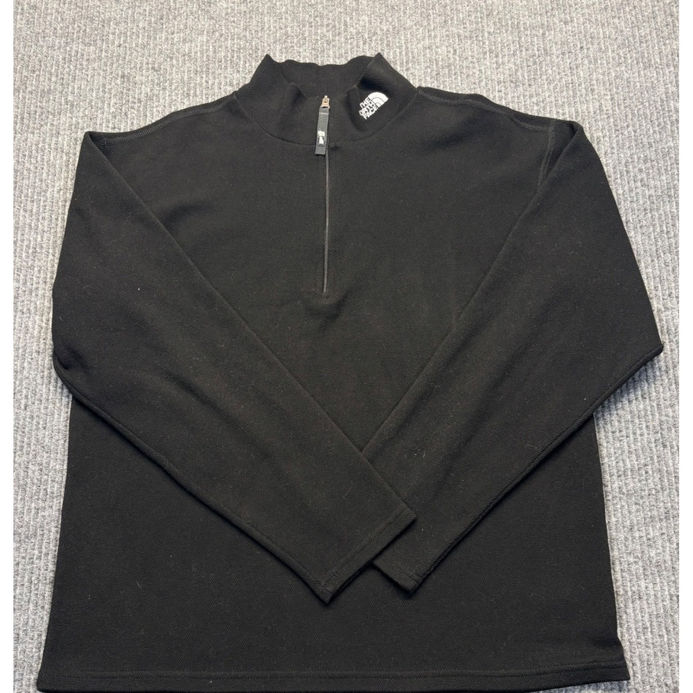 The North Face Flight Series Mens 1/4 Zip Pullover Black Performance Top Small